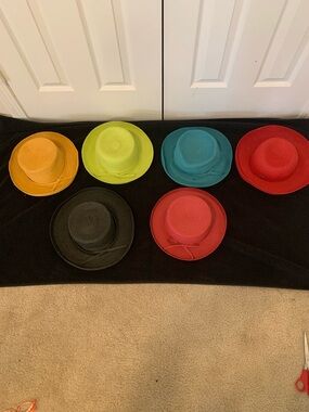 Stetson Red Woven Straw Sun Hat